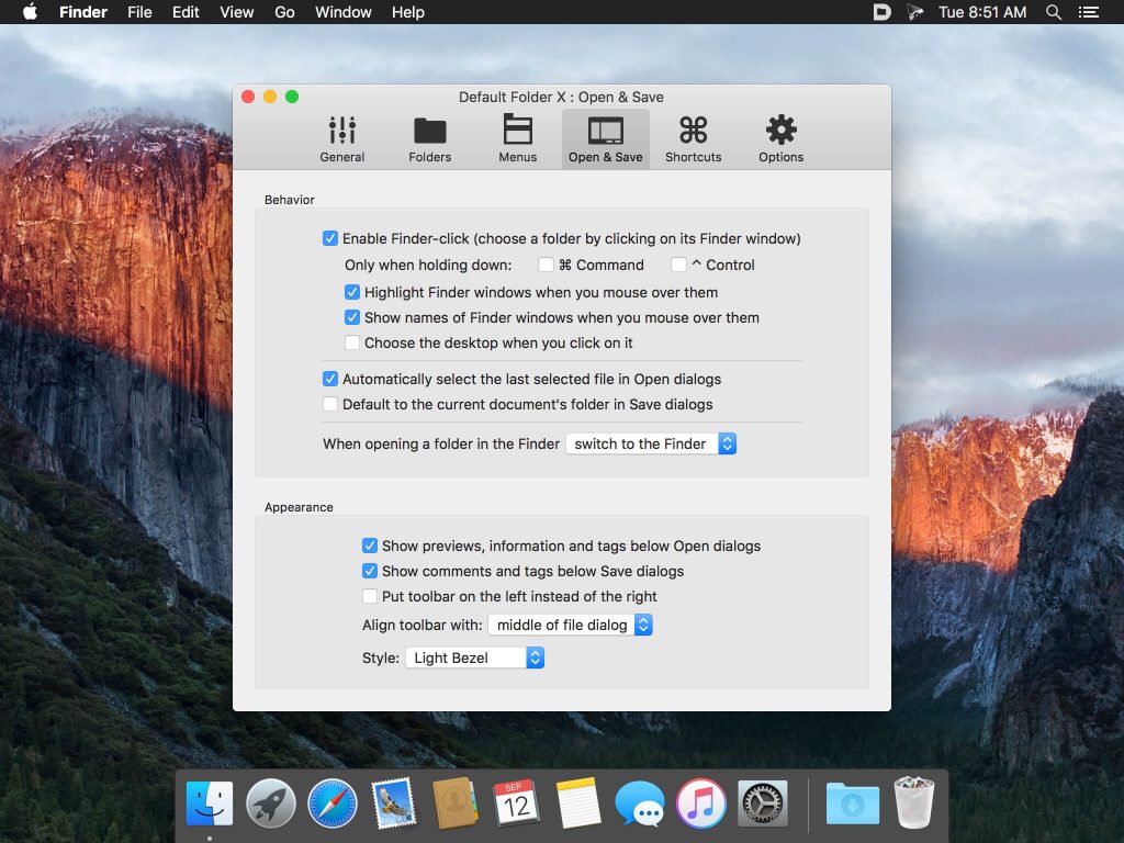 Default Folder X 5 for macOS Free Download