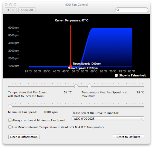 HDD Fan Control 2 for Mac Free Download