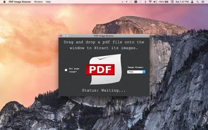 PDF Image Xtractor for Mac Free Download