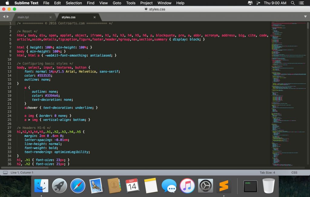 Sublime Text 4 for macOS Free Download