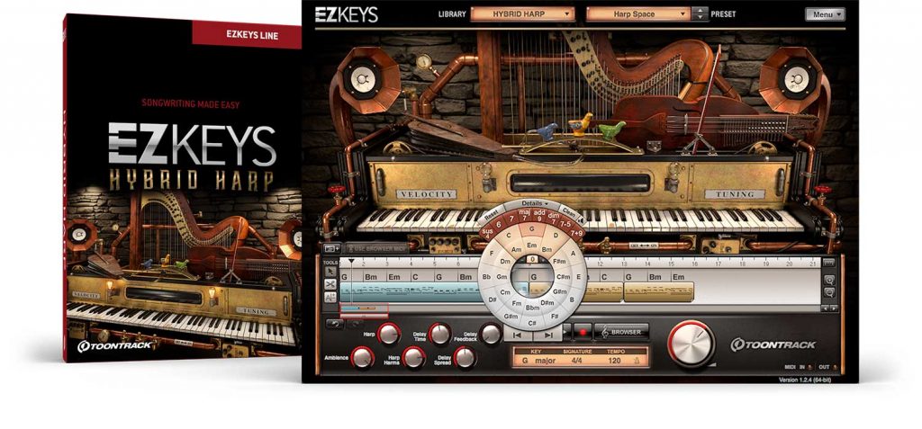 Toontrack EZkeys Hybrid Harp for Mac Free Download