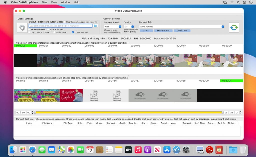 Video Cut&Crop&Join 3 for macOS Free Download
