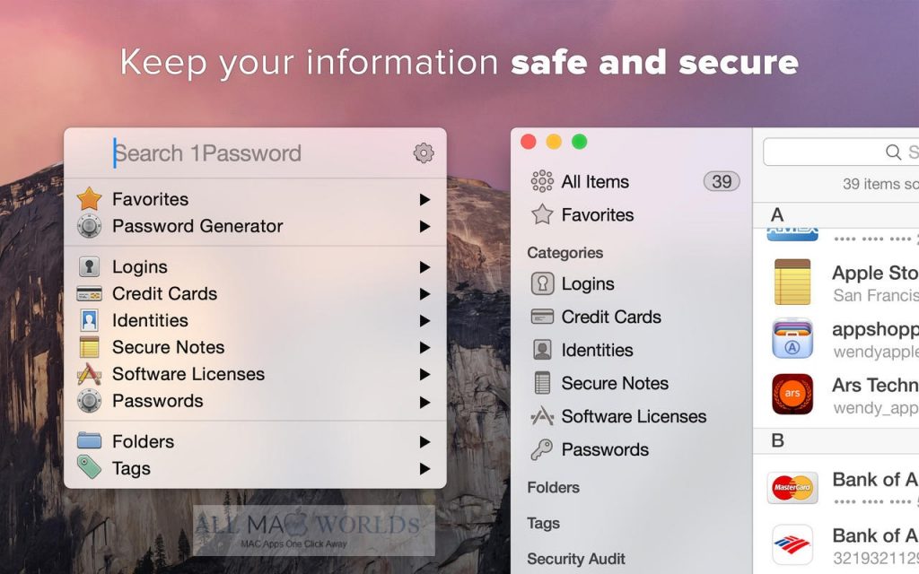 1Password 7 Free Download for Mac