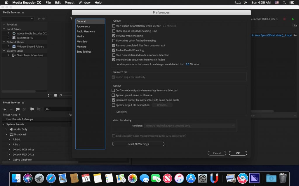Adobe Media Encoder 2021 for macOS Free Download