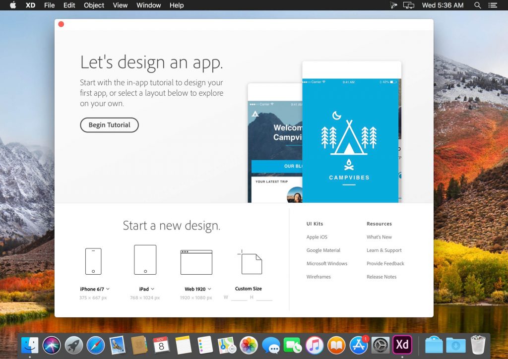 Adobe XD 39 for Mac Free Download