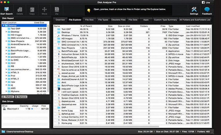 Disk Analyzer Pro 4 for macOS Free Download