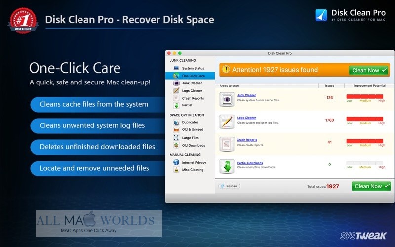Disk Clean Pro 5 For macOS Free Download