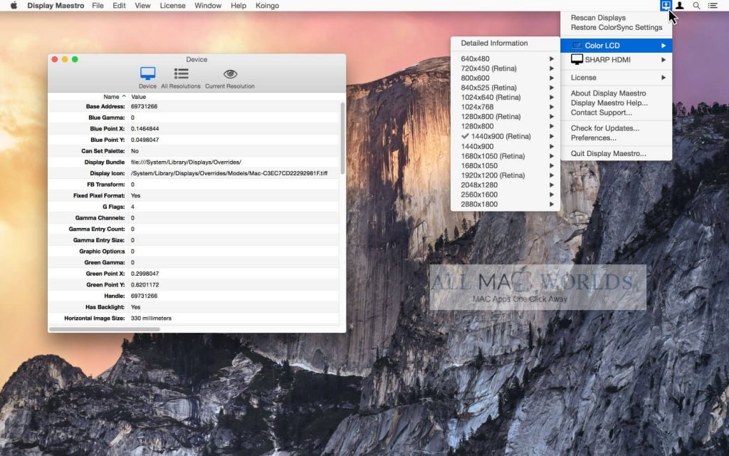 Display Maestro 4 Free Download foe Mac