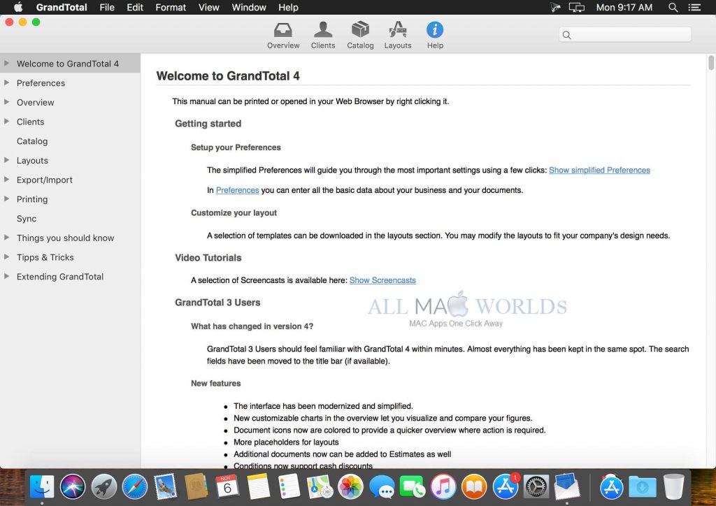 GrandTotal 7 for macOS Free Download