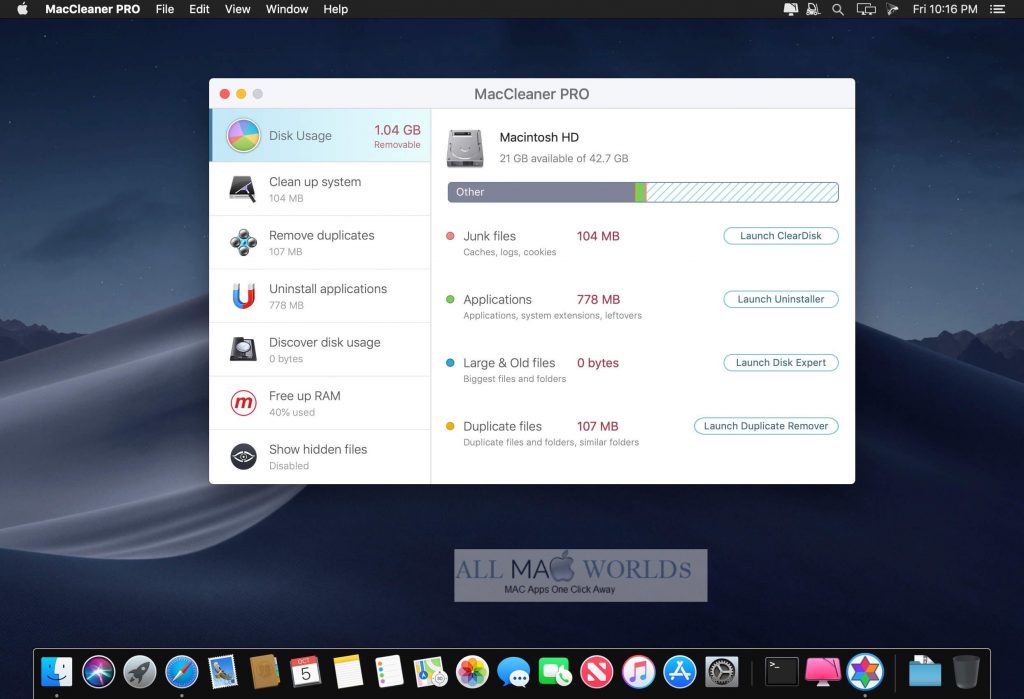 MacCleaner 2 PRO 2 For Mac Free Download
