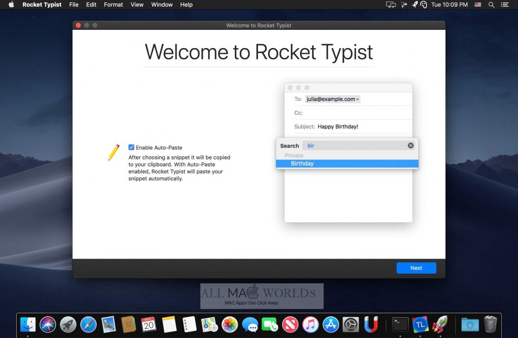 Rocket Typist Pro 2 Free Download for Mac