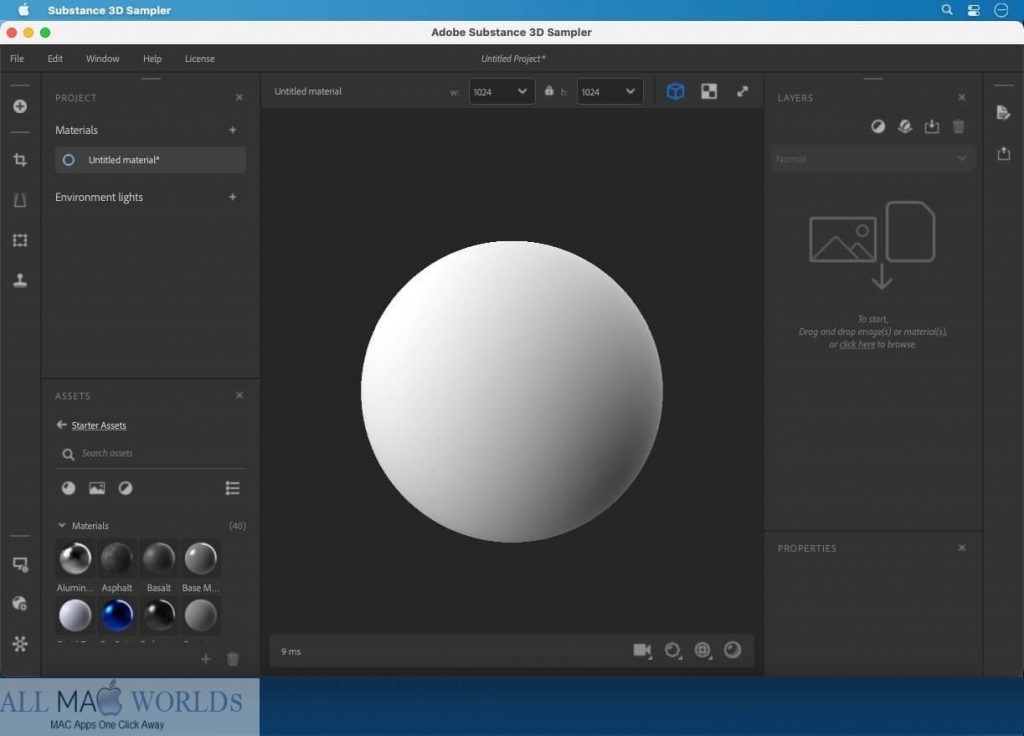 Adobe Substance 3D Sampler 3 for macOS Free Download