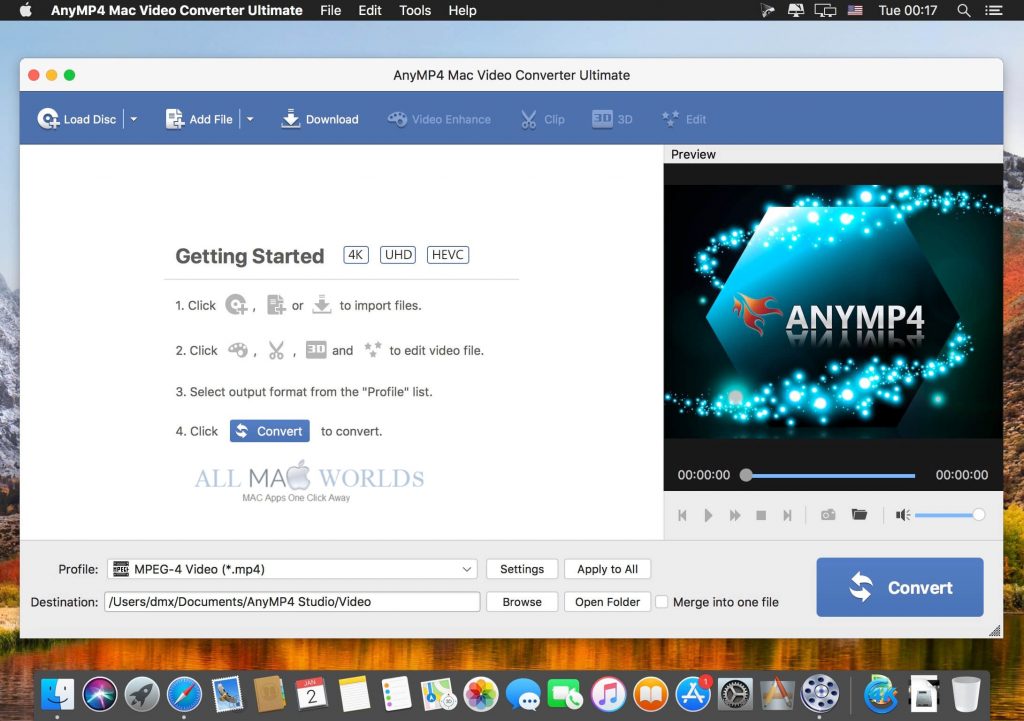 AnyMP4 Mac Video Converter Ultimate 9 for Mac Free Download (1)