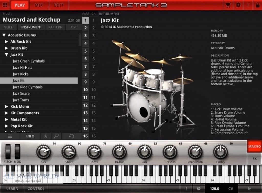 Billy Cobham Drums for SampleTank For macOS Free Download