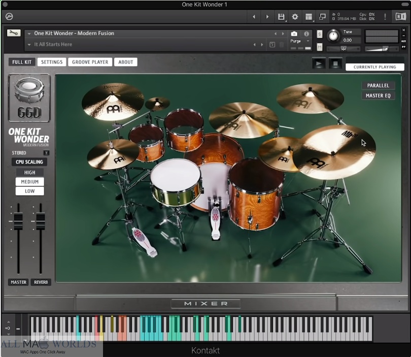 GetGood Drums One Kit Wonder - Metal KONTAKT Library For Mac Free Download 