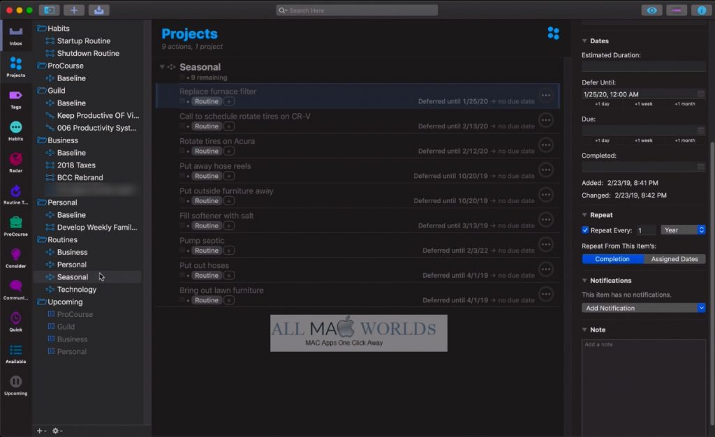 OmniFocus Pro 3 For Mac Free Download