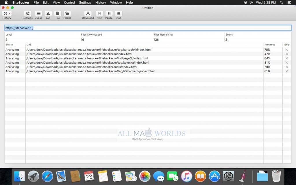 SiteSucker Pro 4 For macOS Free Download