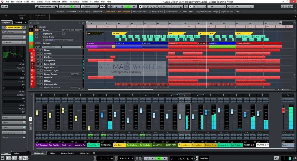 Steinberg Cubase Elements v11.0.20 eXTended for Mac Free Download