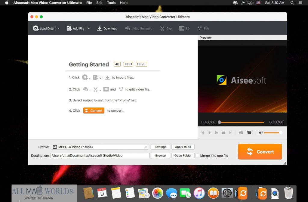 Aiseesoft Mac Video Converter Ultimate 10 For Mac Free Download