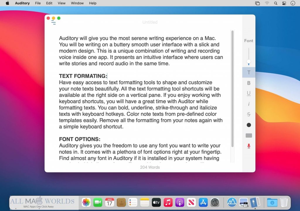 Auditory for macOS Free Download
