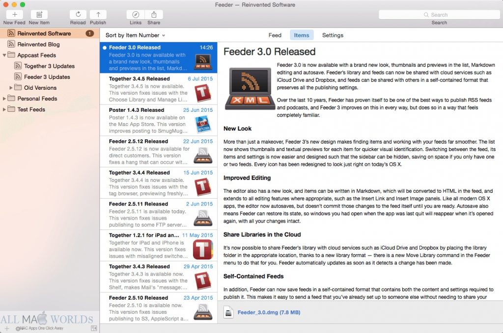 Feeder 4 for Mac Free Download