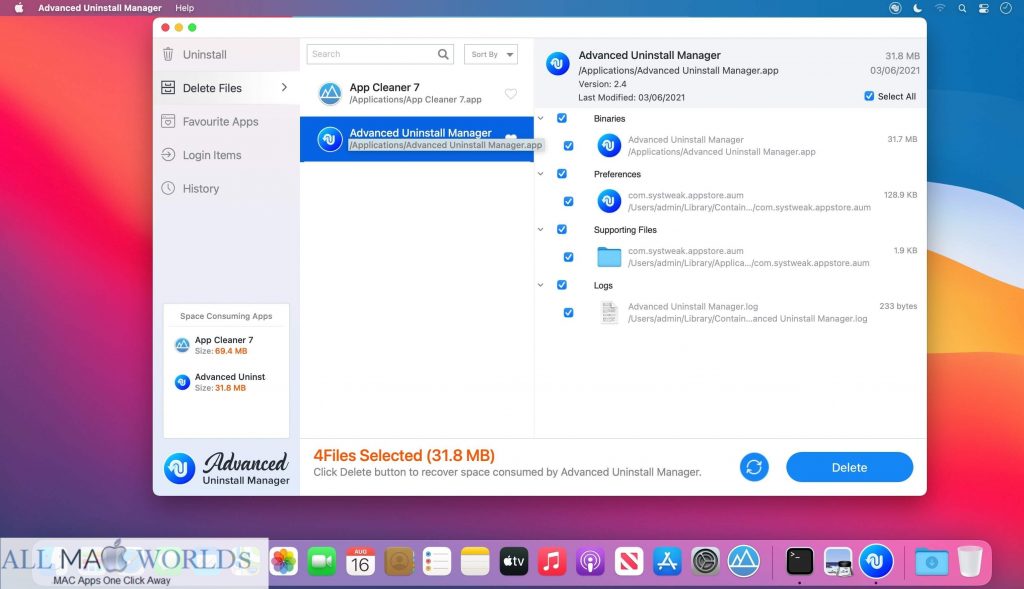 Advanced Uninstall Manager 2 for Mac Free Download