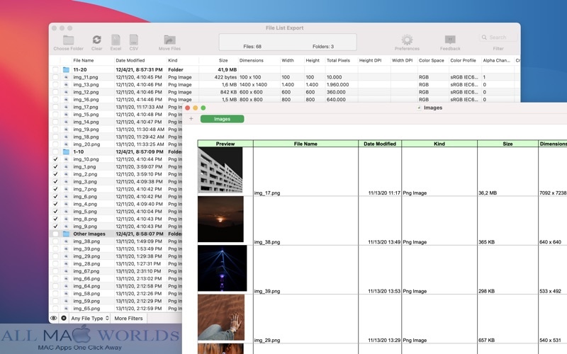 File List Export 2 for macOS Free Download 