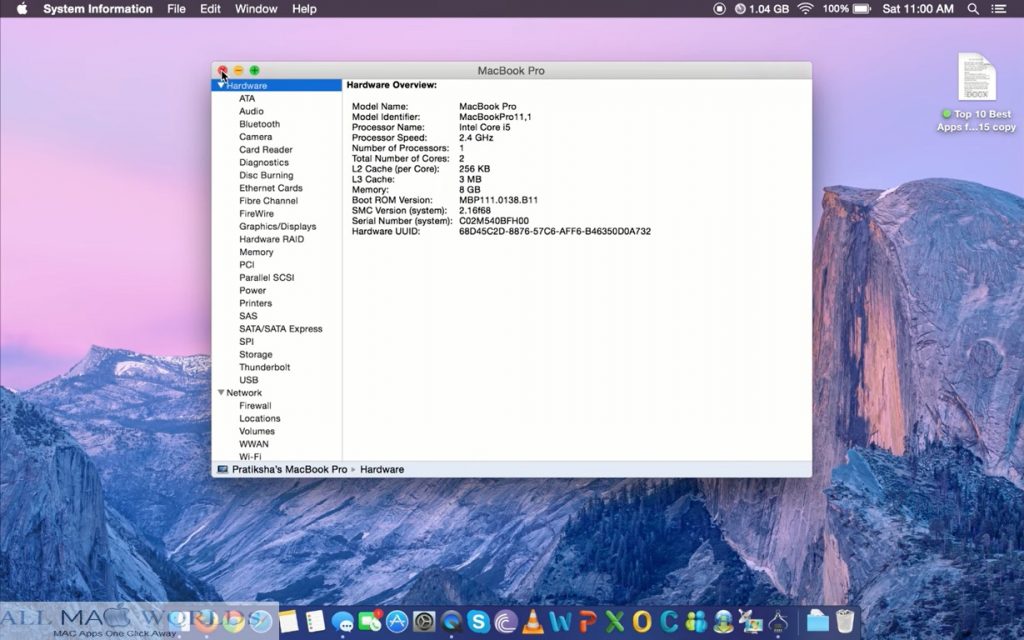 Mac OS X Yosemite 10 For Mac Free Download