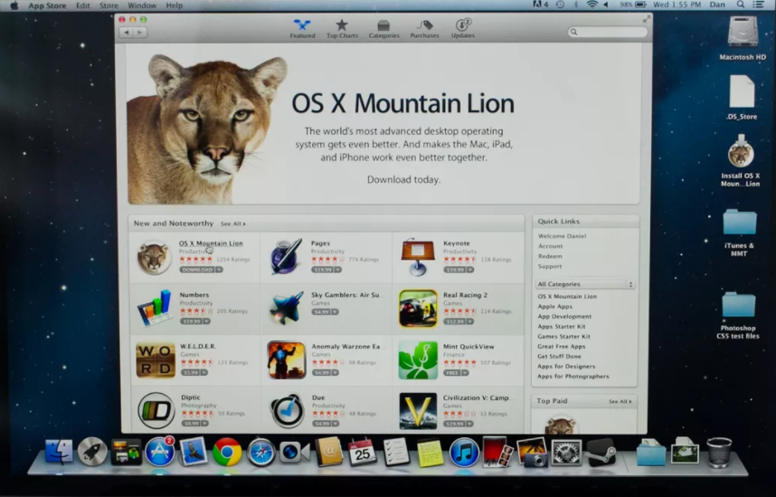 mac os x 10.8 mountain lion free download full version