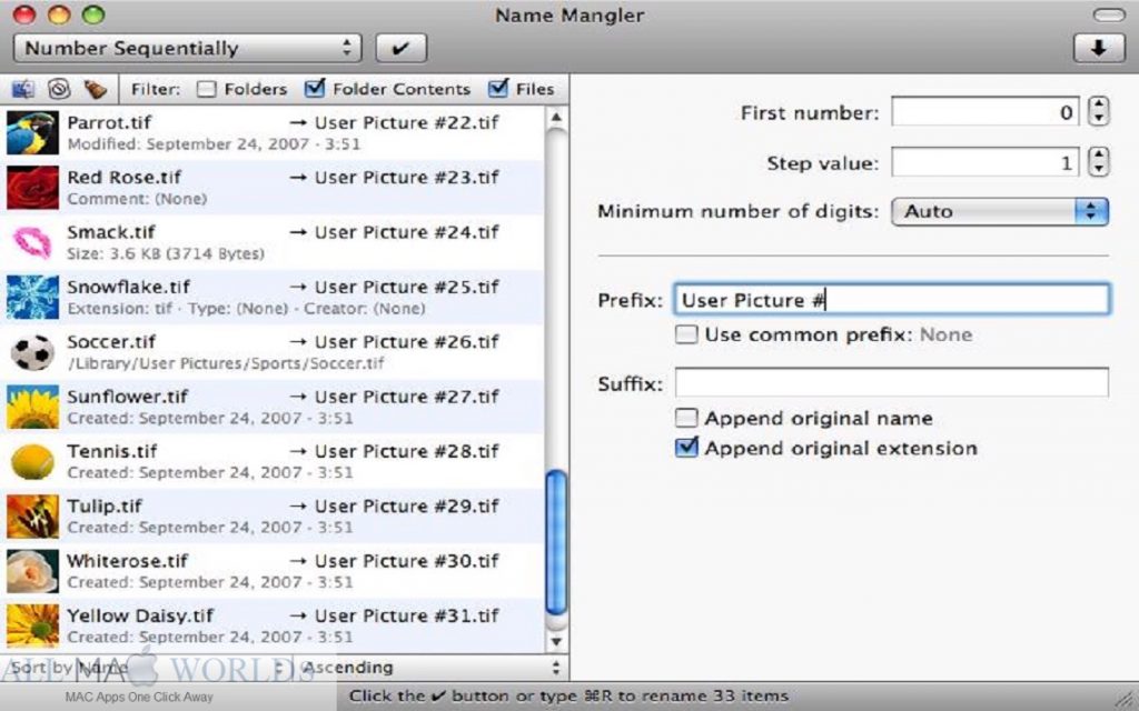 Name Mangler 3 for Mac Free Download 