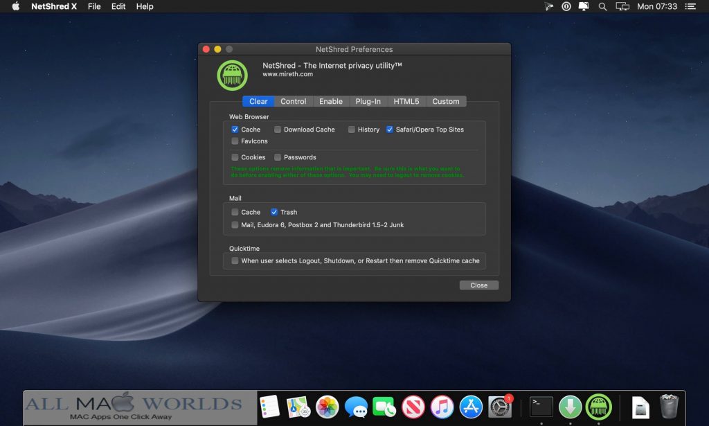 NetShred X 5 for macOS Free Download