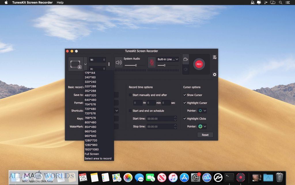 TunesKit Screen Recorder for Mac Free Download