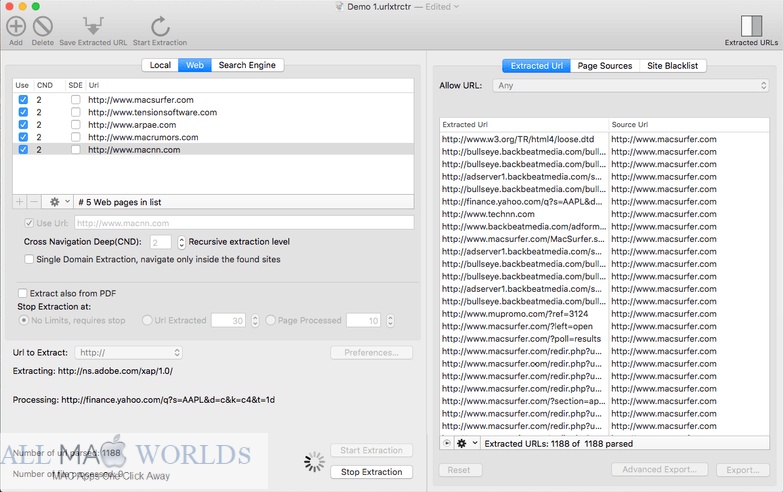 URL Extractor 4 for Mac Free Download