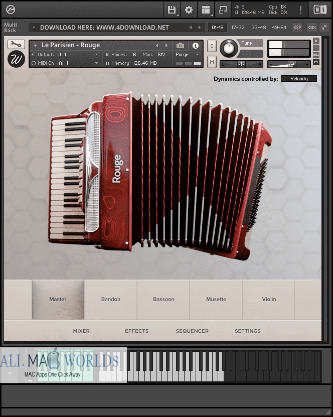 Wavesfactory Le Parisien KONTAKT Library for macOS Free Download