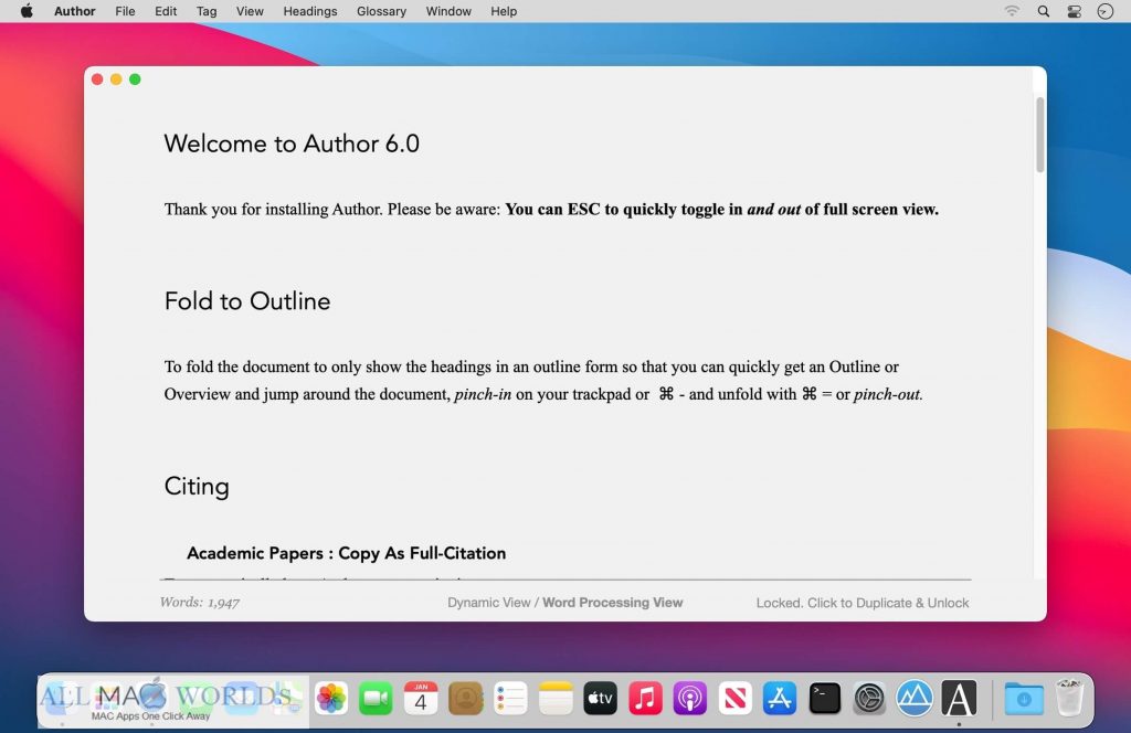 Author 7 for Mac Free Download 
