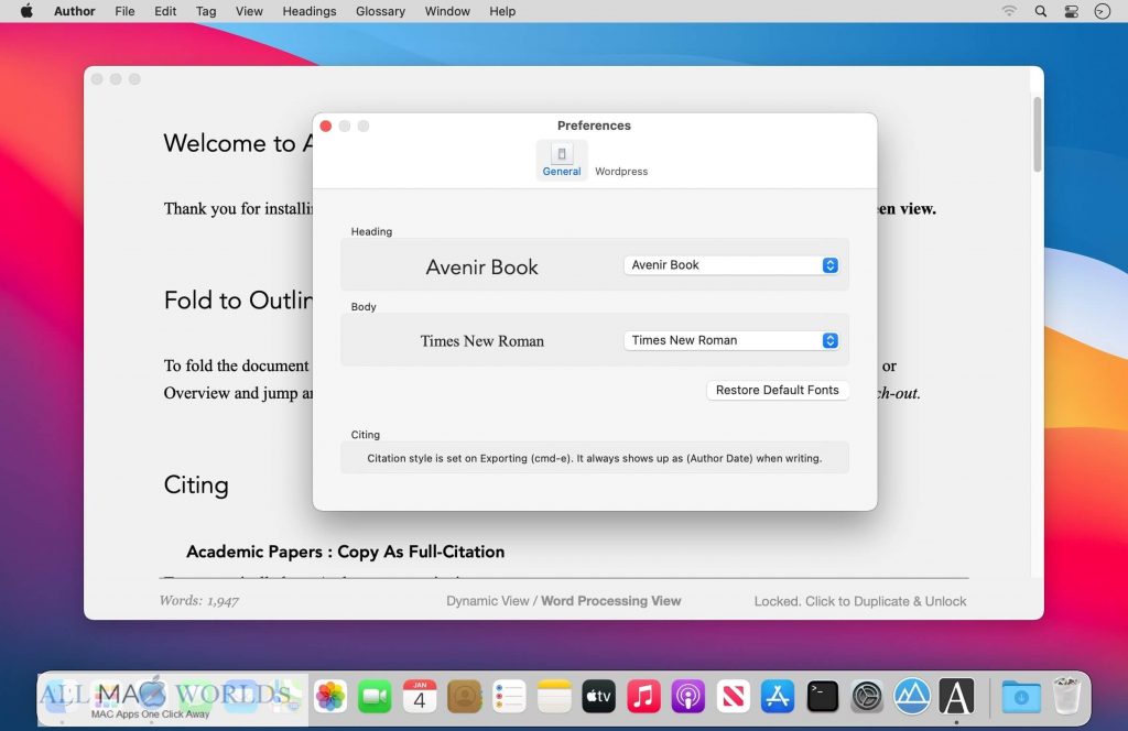 Author 7 for macOS Free Download 