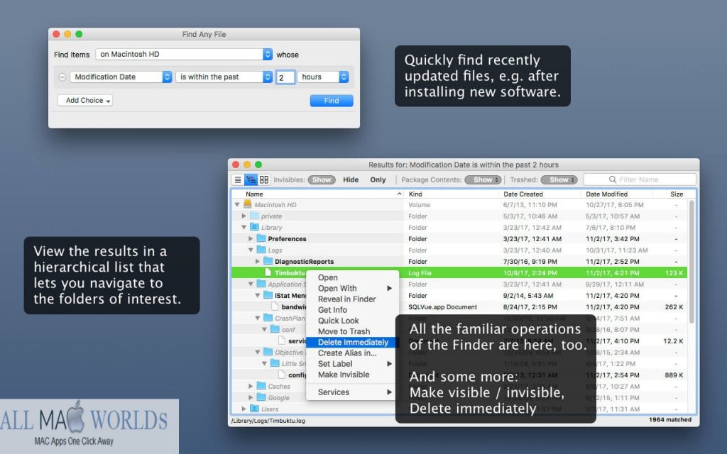 Find Any File 2 for macOS Free Download 