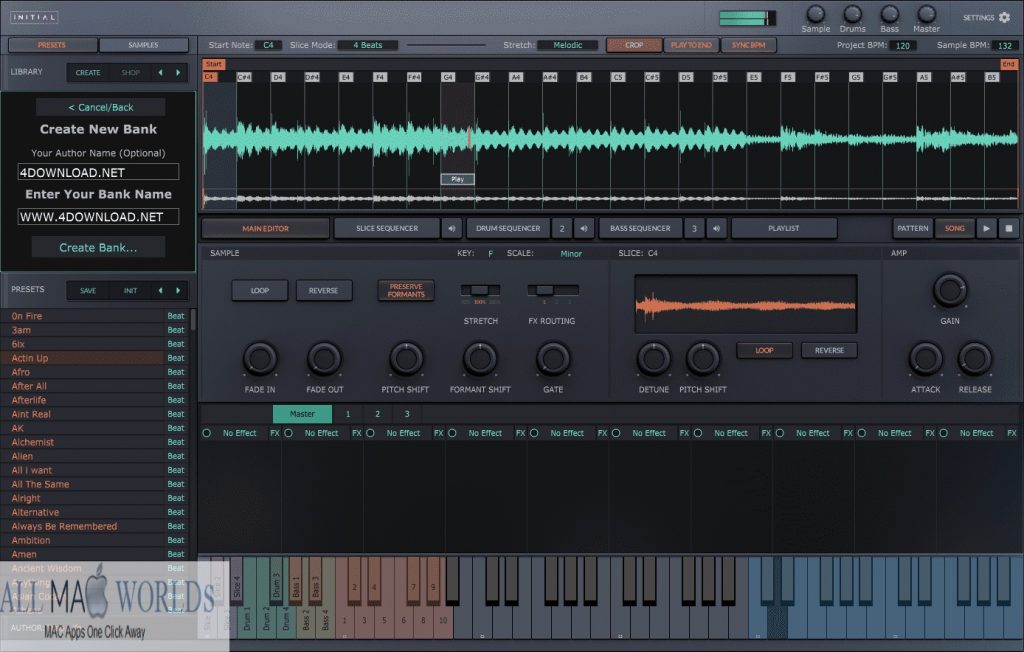 Initial Audio Slice for Mac Free Download