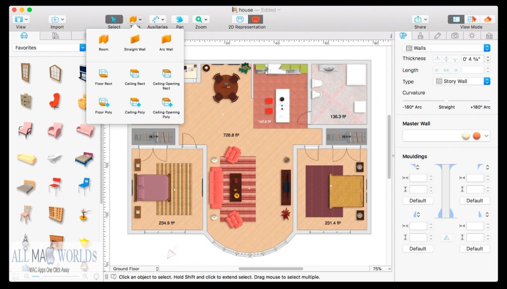 Live Home 3D Pro 4 for Mac Free Download