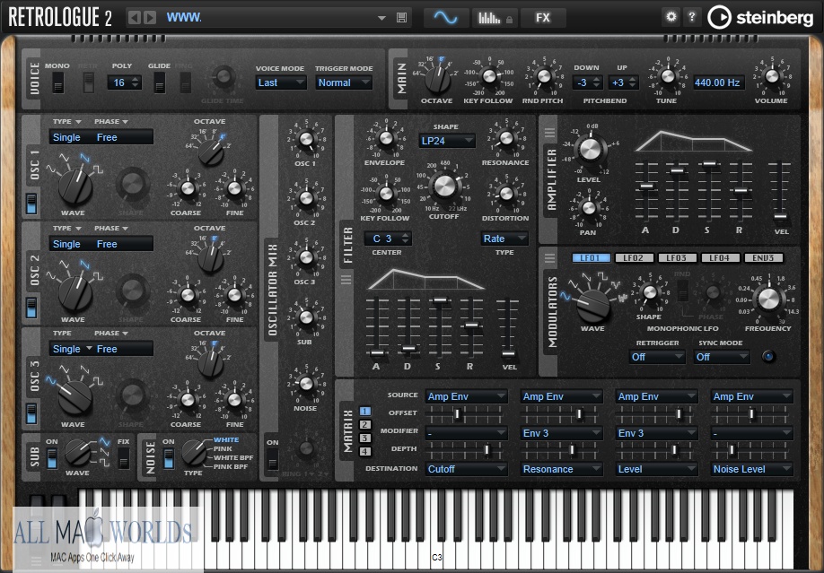 Steinberg Retrologue 2 for Mac Free Download