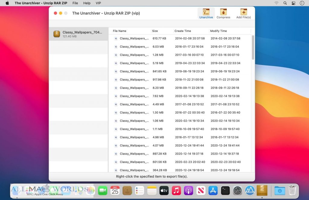The Unarchiver - Unzip RAR ZIP for macOS Free Download