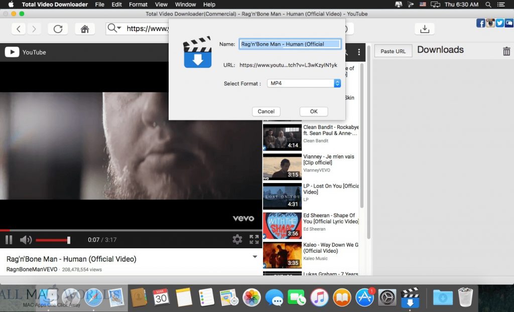 Total Video Downloader 2 for macOS Free Download