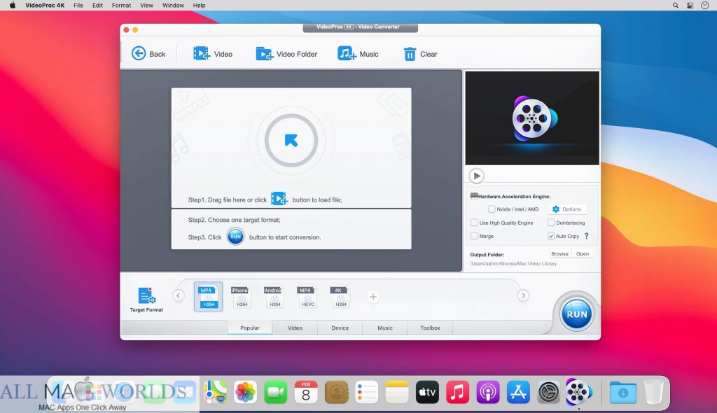 VideoProc 4K 4 for macOS Free Download 