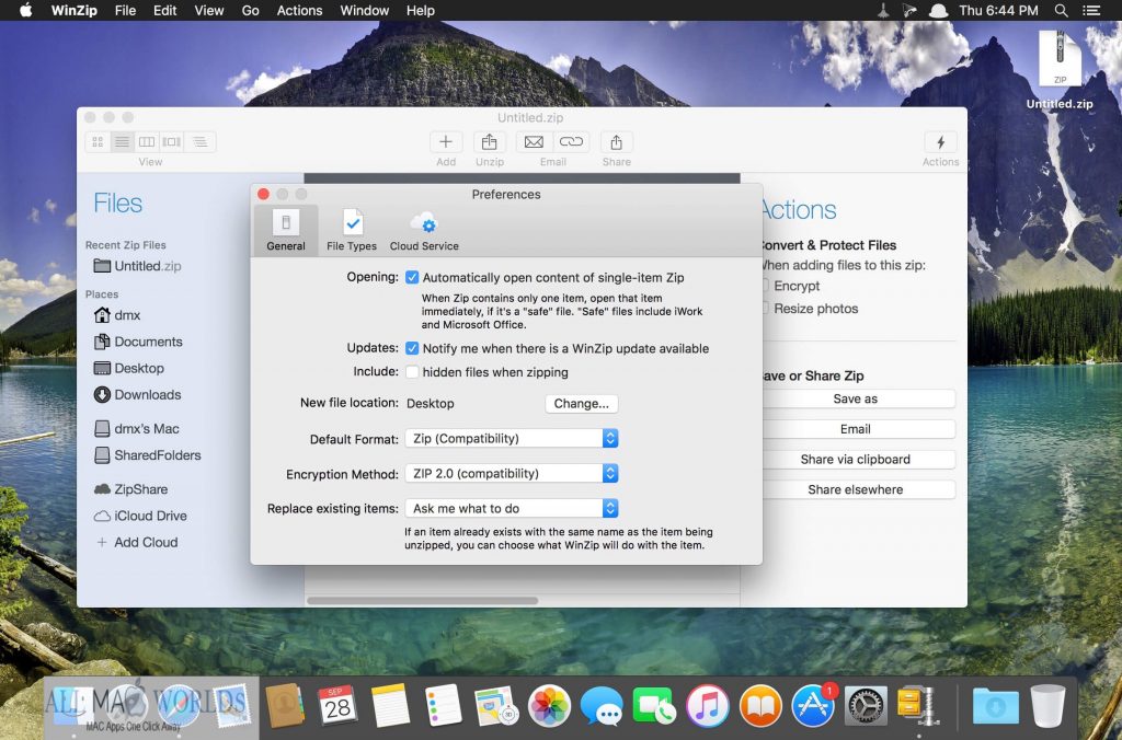 WinZip Mac Pro 9 for Mac Free Download