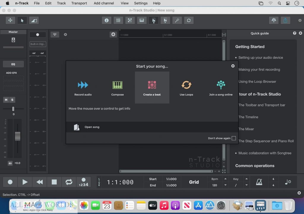 n-Track Studio Suite 9 for Mac Free Download 