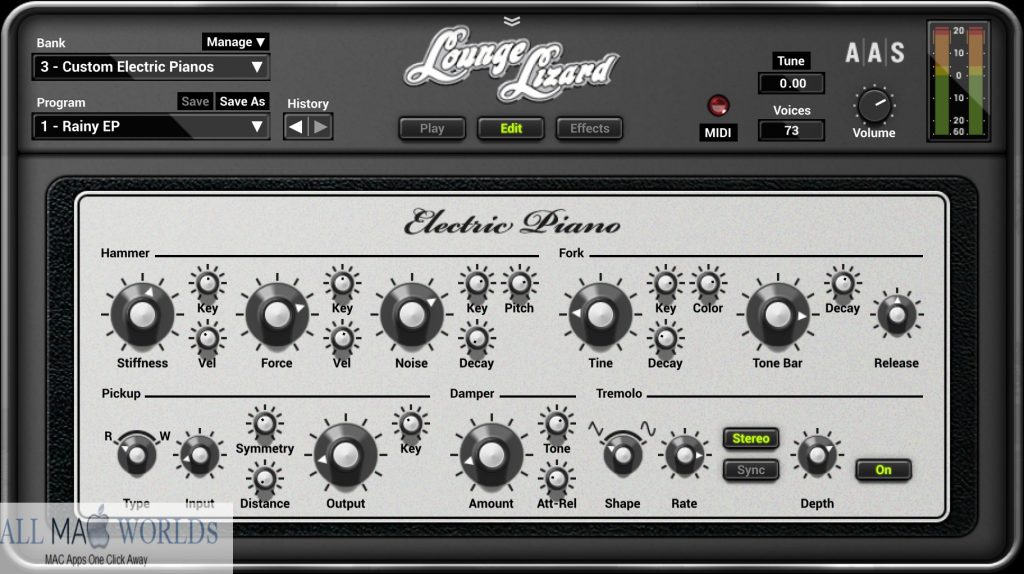 AAS Lounge Lizard EP-4 for macOS Free Download