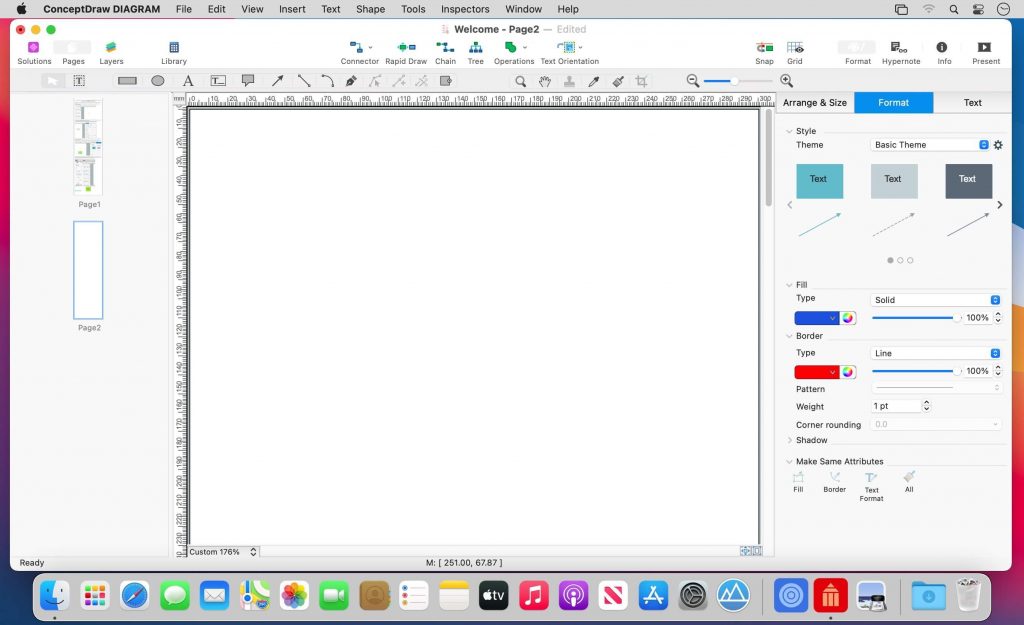 ConceptDraw DIAGRAM 14 for macOS Free Download