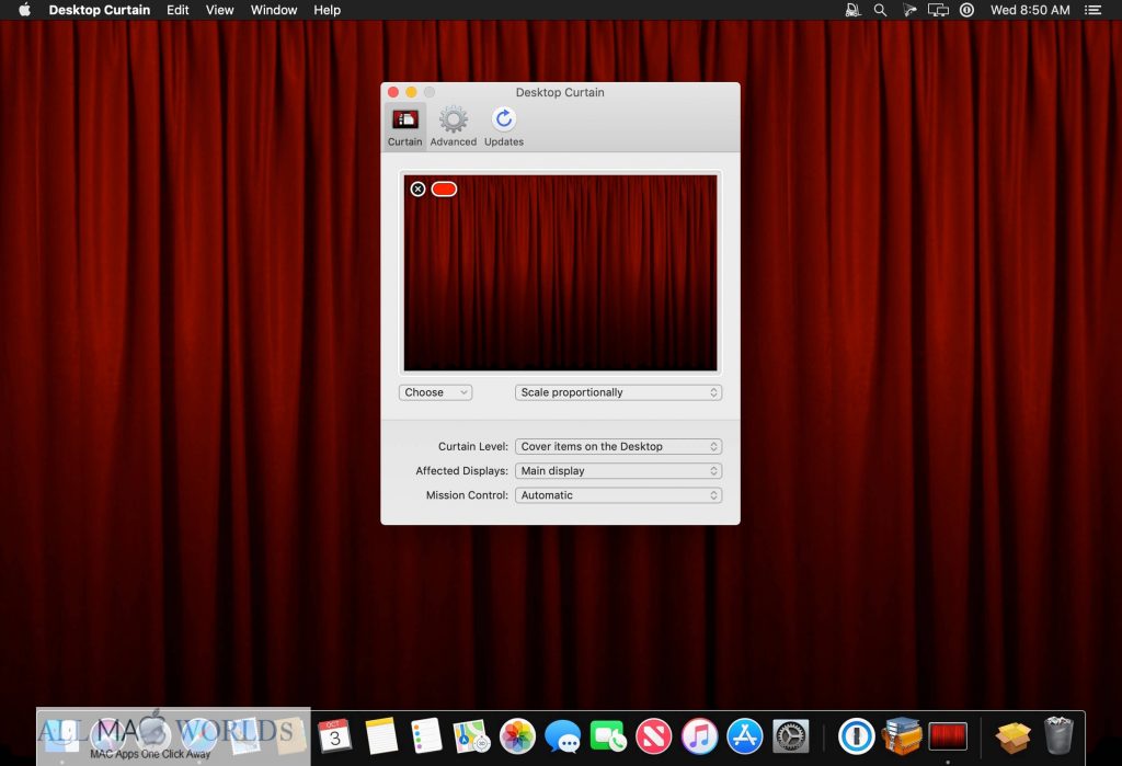Desktop Curtain 3 for Mac Free Download 
