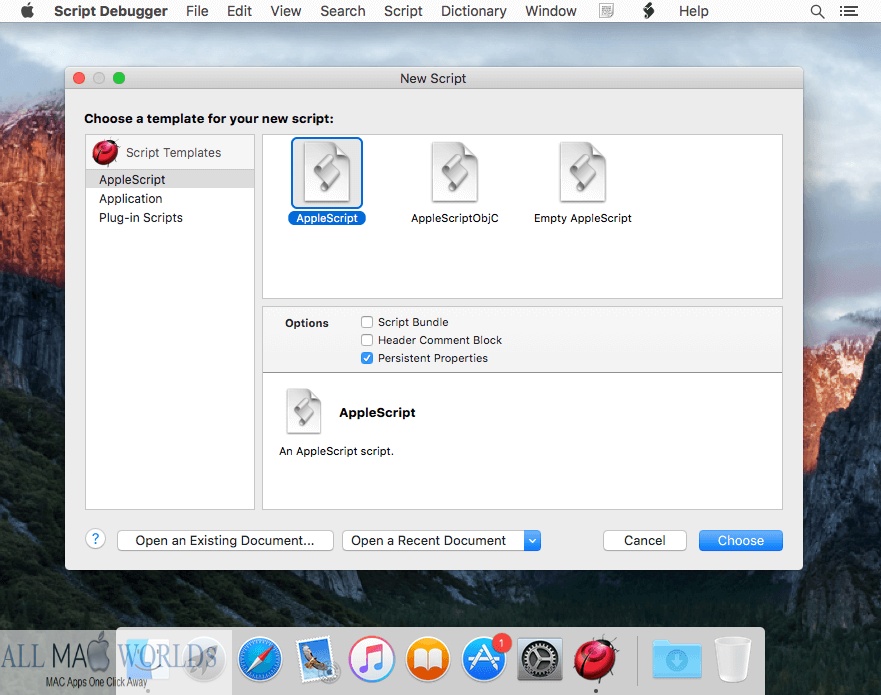 Script Debugger 8 for Mac Free Download 