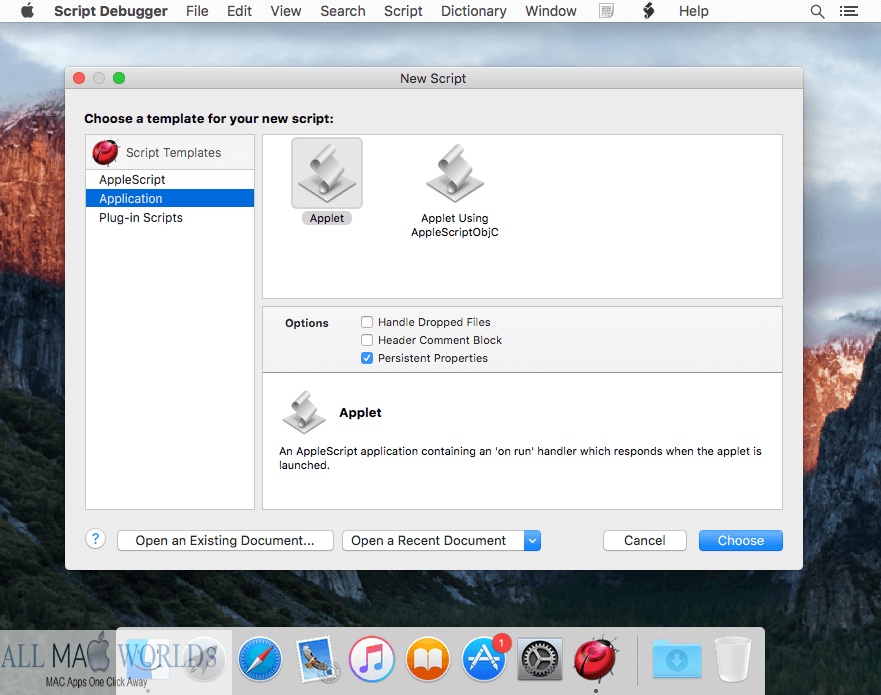 Script Debugger 8 for macOS Free Download 